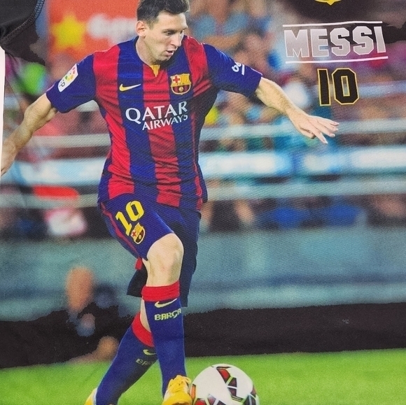 Futbol Club Barcelona Men's Messi Photo Number 10 Soccer Jersey Size S/P - Picture 4 of 12